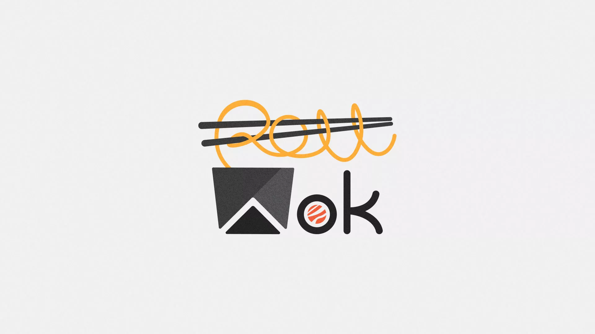Разработка логотипа в Бавлах для суши-бара «Roll Wok Club»